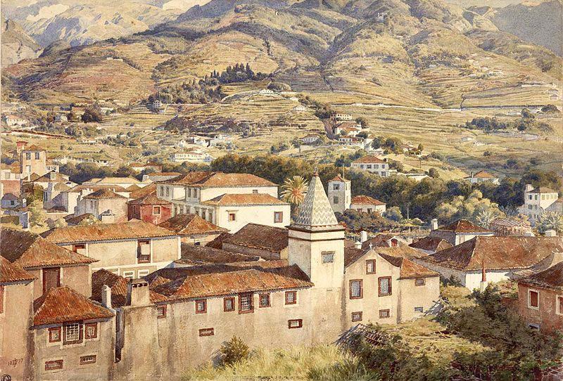 Sir Edward john poynter,bt.,P.R.A Funchal, Morning Sun China oil painting art